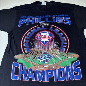 Vintage Philadelphia Phillies "Volcano" 1993 T-Shirt MLB Baseball Size M Starter